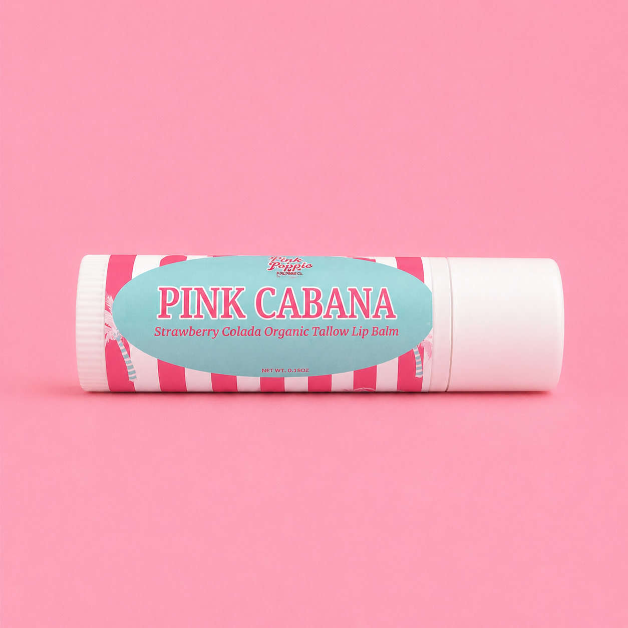 Pink Cabana Organic Tallow Lip Balm