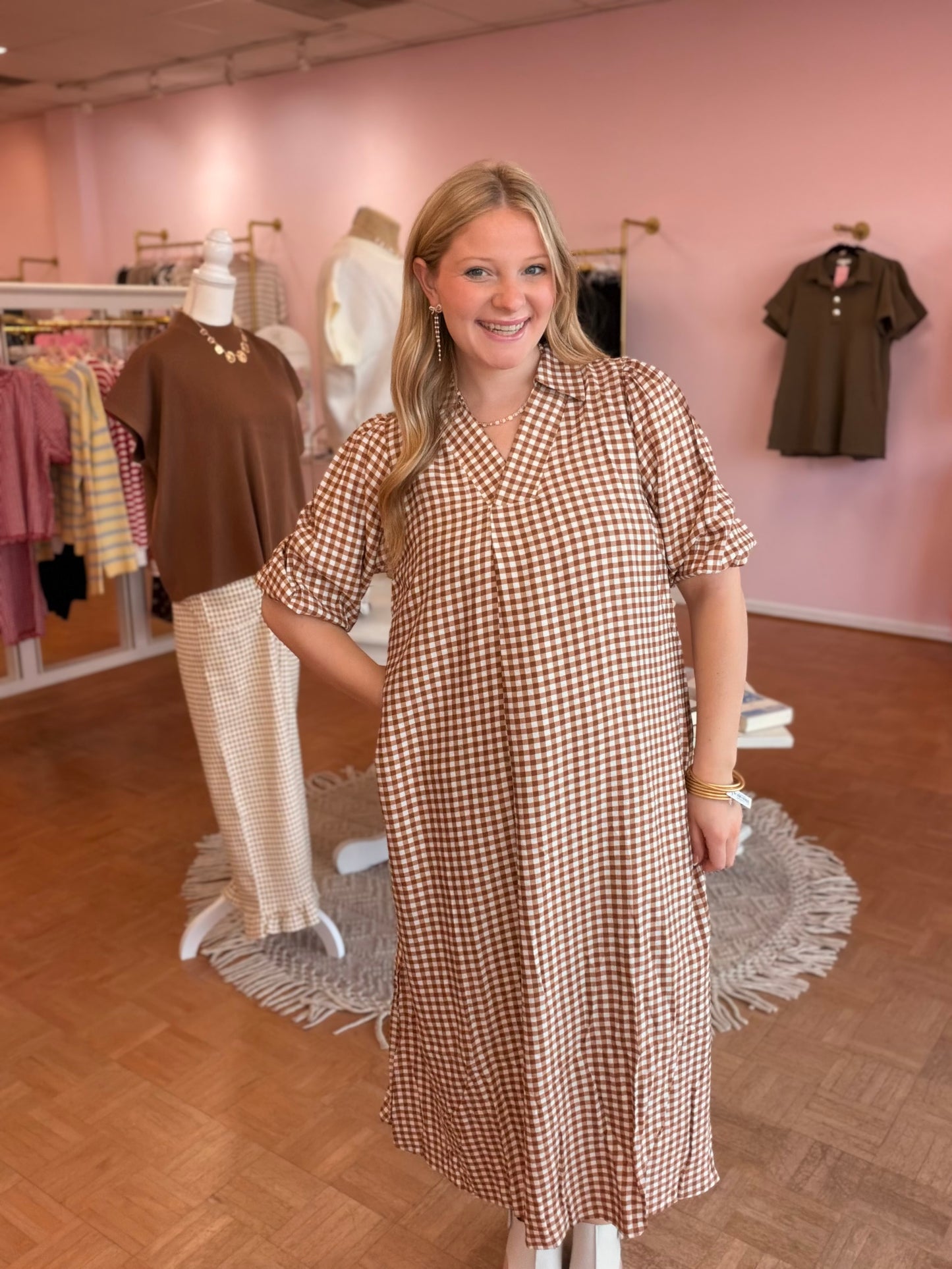Katie Dress- Brown