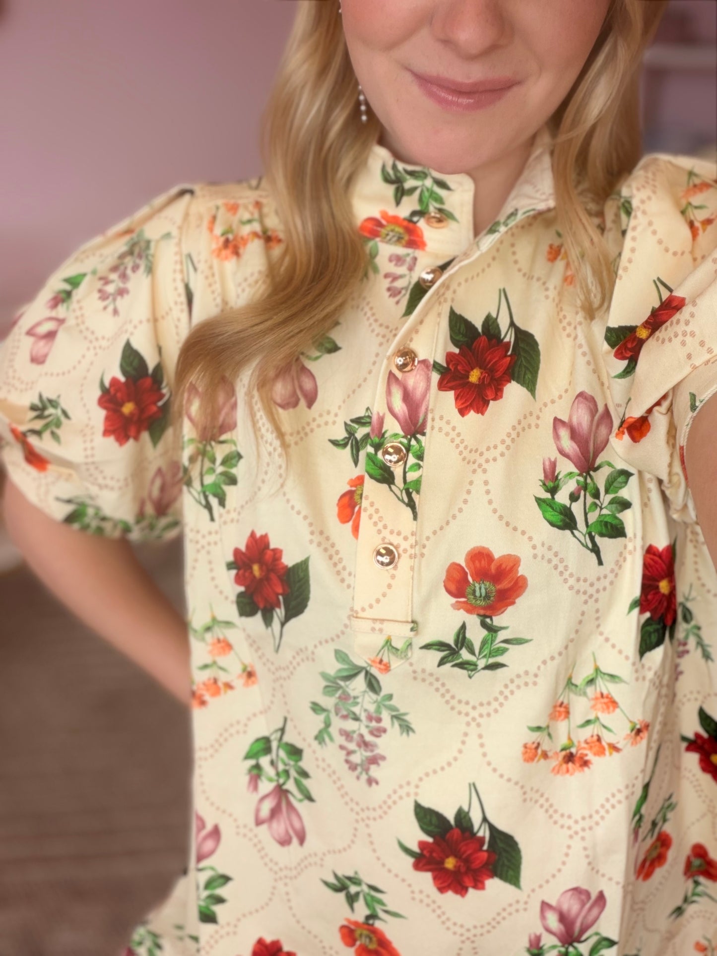 Petals & Pearls Dress